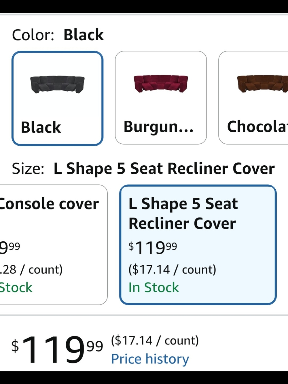 Luxury Black Reclining Sectional Sofa Cover Bring The Old Into New Again - Picture 9 of 9